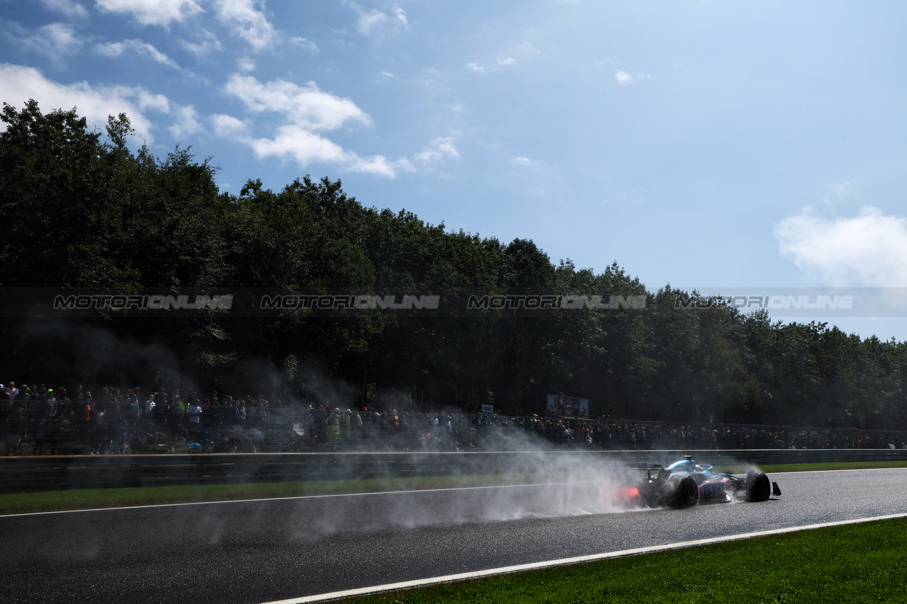 GP BELGIO, Pierre Gasly (FRA) Alpine F1 Team A523.

29.07.2023. Formula 1 World Championship, Rd 13, Belgian Grand Prix, Spa Francorchamps, Belgium, Sprint Day.

 - www.xpbimages.com, EMail: requests@xpbimages.com © Copyright: Coates / XPB Images