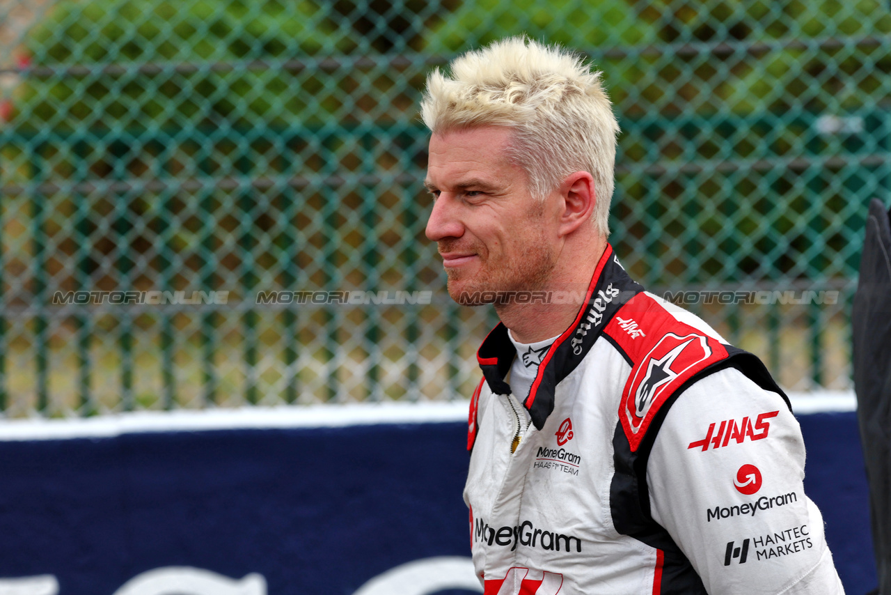 GP BELGIO, Nico Hulkenberg (GER) Haas F1 Team on the grid.

29.07.2023. Formula 1 World Championship, Rd 13, Belgian Grand Prix, Spa Francorchamps, Belgium, Sprint Day.

- www.xpbimages.com, EMail: requests@xpbimages.com © Copyright: Batchelor / XPB Images