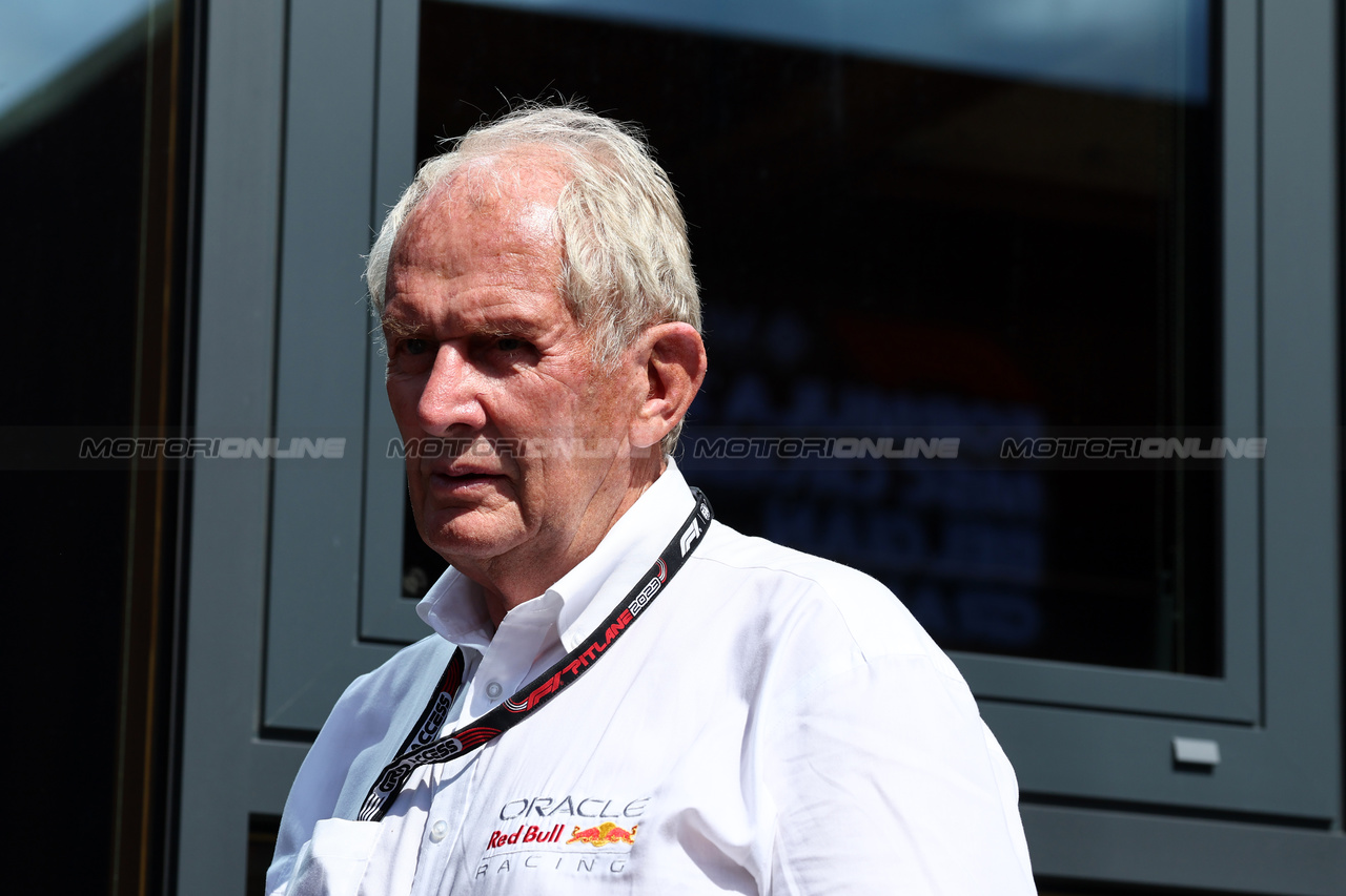 GP BELGIO, Dr Helmut Marko (AUT) Red Bull Motorsport Consultant.

29.07.2023. Formula 1 World Championship, Rd 13, Belgian Grand Prix, Spa Francorchamps, Belgium, Sprint Day.

- www.xpbimages.com, EMail: requests@xpbimages.com © Copyright: Moy / XPB Images