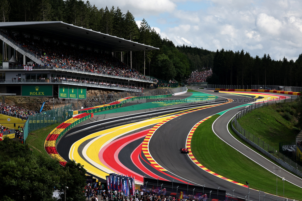 GP BELGIO, Carlos Sainz Jr (ESP) Ferrari SF-23.

29.07.2023. Formula 1 World Championship, Rd 13, Belgian Grand Prix, Spa Francorchamps, Belgium, Sprint Day.

- www.xpbimages.com, EMail: requests@xpbimages.com © Copyright: Moy / XPB Images