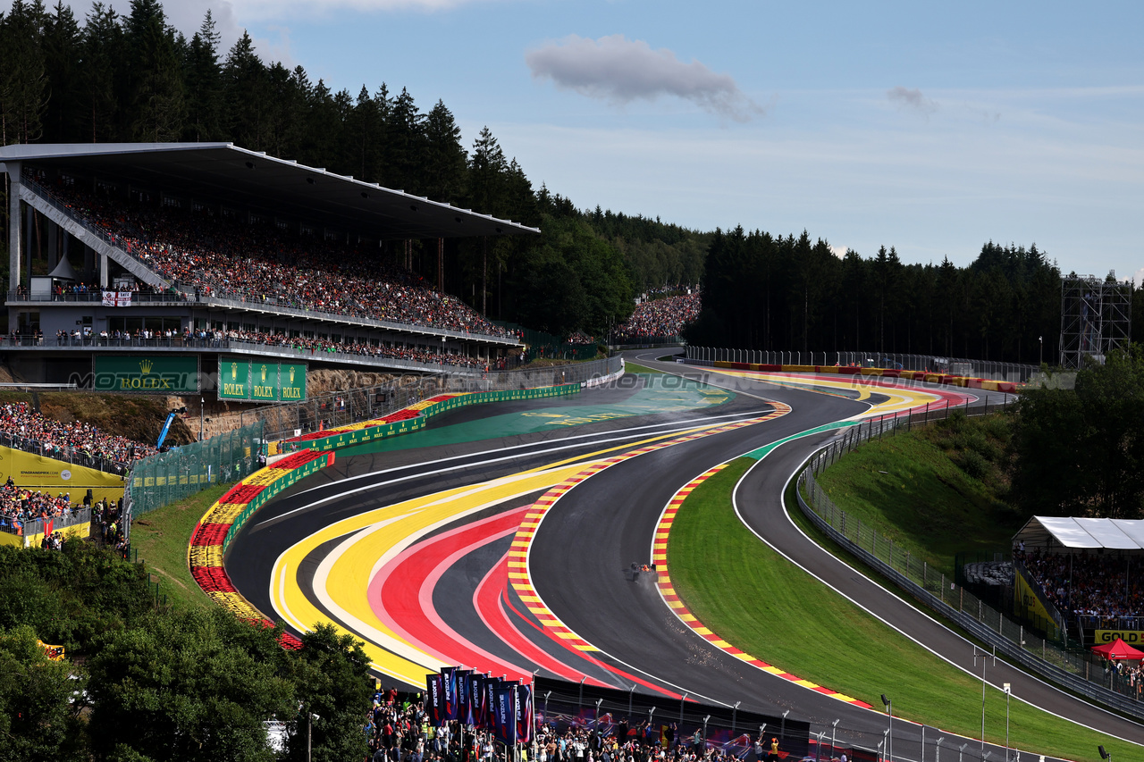 GP BELGIO, Max Verstappen (NLD) Red Bull Racing RB19.

29.07.2023. Formula 1 World Championship, Rd 13, Belgian Grand Prix, Spa Francorchamps, Belgium, Sprint Day.

- www.xpbimages.com, EMail: requests@xpbimages.com © Copyright: Moy / XPB Images