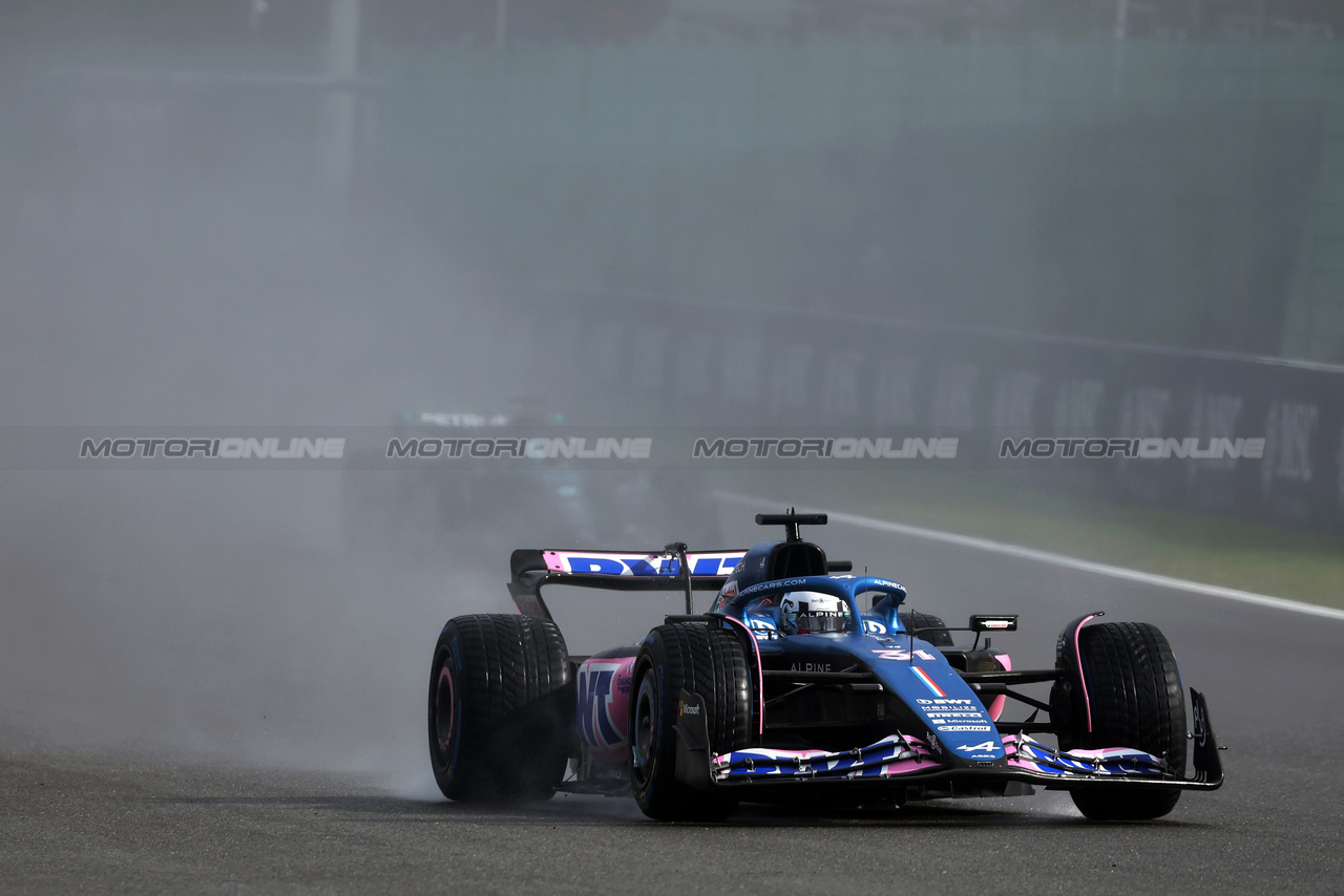 GP BELGIO, Esteban Ocon (FRA) Alpine F1 Team A523.

29.07.2023. Formula 1 World Championship, Rd 13, Belgian Grand Prix, Spa Francorchamps, Belgium, Sprint Day.

- www.xpbimages.com, EMail: requests@xpbimages.com © Copyright: Bearne / XPB Images