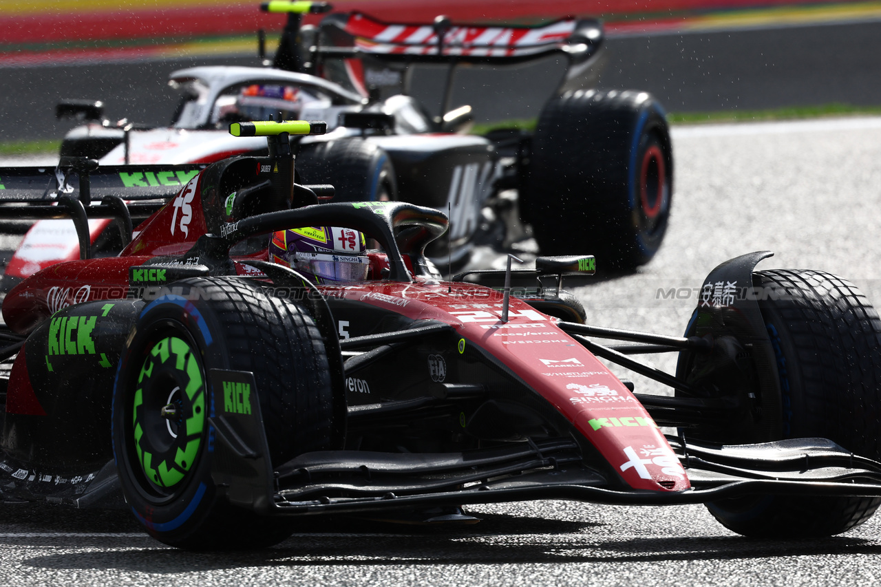 GP BELGIO, Zhou Guanyu (CHN) Alfa Romeo F1 Team C43.

29.07.2023. Formula 1 World Championship, Rd 13, Belgian Grand Prix, Spa Francorchamps, Belgium, Sprint Day.

- www.xpbimages.com, EMail: requests@xpbimages.com © Copyright: Batchelor / XPB Images