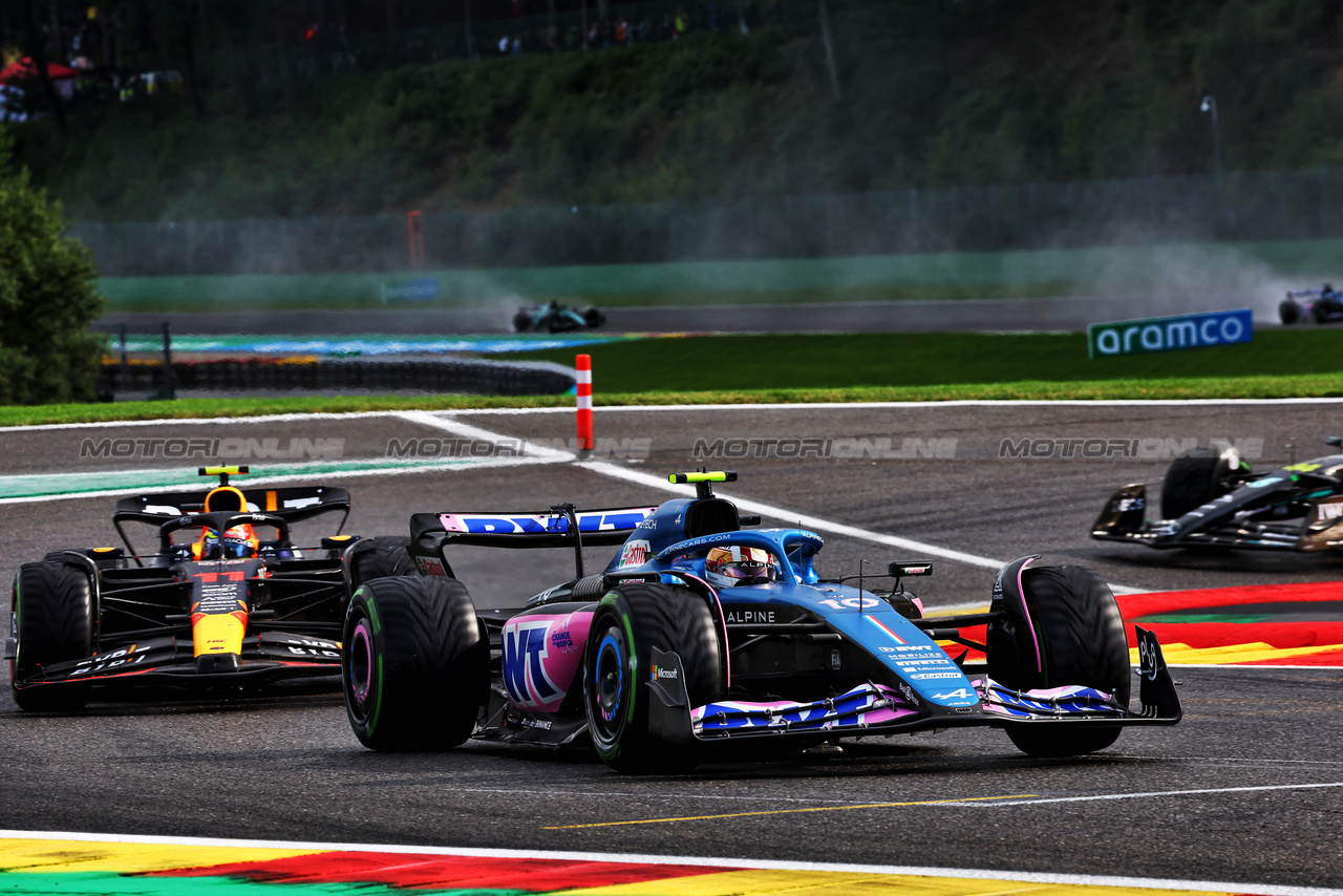 GP BELGIO, Pierre Gasly (FRA) Alpine F1 Team A523.

29.07.2023. Formula 1 World Championship, Rd 13, Belgian Grand Prix, Spa Francorchamps, Belgium, Sprint Day.

- www.xpbimages.com, EMail: requests@xpbimages.com © Copyright: Batchelor / XPB Images