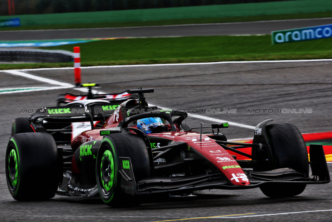 GP BELGIO, Valtteri Bottas (FIN) Alfa Romeo F1 Team C43.

29.07.2023. Formula 1 World Championship, Rd 13, Belgian Grand Prix, Spa Francorchamps, Belgium, Sprint Day.

- www.xpbimages.com, EMail: requests@xpbimages.com © Copyright: Batchelor / XPB Images