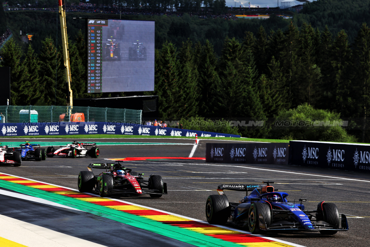 GP BELGIO, Alexander Albon (THA) Williams Racing FW45.

29.07.2023. Formula 1 World Championship, Rd 13, Belgian Grand Prix, Spa Francorchamps, Belgium, Sprint Day.

- www.xpbimages.com, EMail: requests@xpbimages.com © Copyright: Batchelor / XPB Images