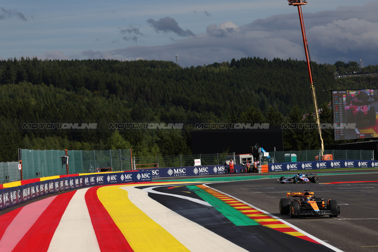 GP BELGIO, Oscar Piastri (AUS) McLaren MCL60.

29.07.2023. Formula 1 World Championship, Rd 13, Belgian Grand Prix, Spa Francorchamps, Belgium, Sprint Day.

- www.xpbimages.com, EMail: requests@xpbimages.com © Copyright: Batchelor / XPB Images