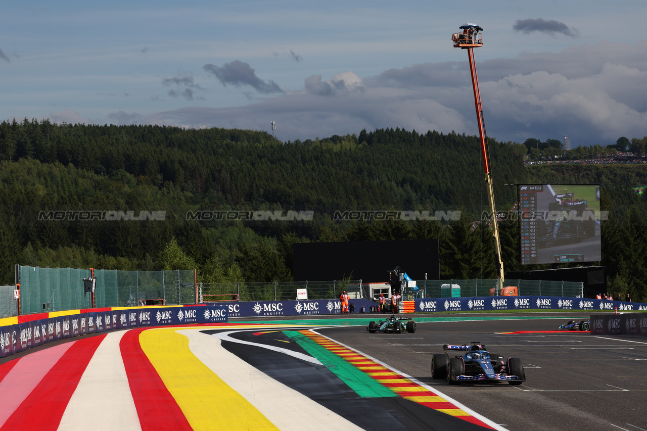 GP BELGIO, Esteban Ocon (FRA) Alpine F1 Team A523.

29.07.2023. Formula 1 World Championship, Rd 13, Belgian Grand Prix, Spa Francorchamps, Belgium, Sprint Day.

- www.xpbimages.com, EMail: requests@xpbimages.com © Copyright: Batchelor / XPB Images