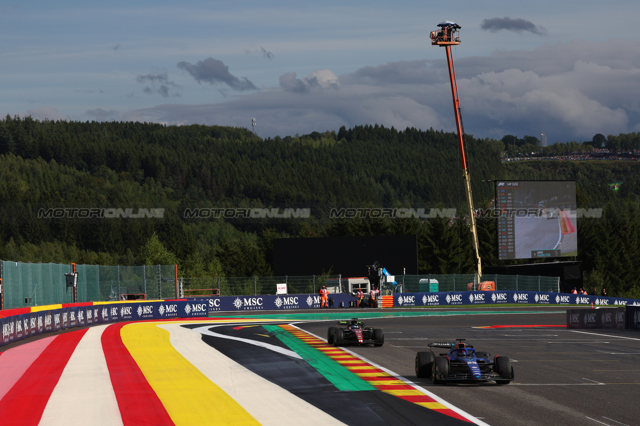 GP BELGIO, Alexander Albon (THA) Williams Racing FW45.

29.07.2023. Formula 1 World Championship, Rd 13, Belgian Grand Prix, Spa Francorchamps, Belgium, Sprint Day.

- www.xpbimages.com, EMail: requests@xpbimages.com © Copyright: Batchelor / XPB Images