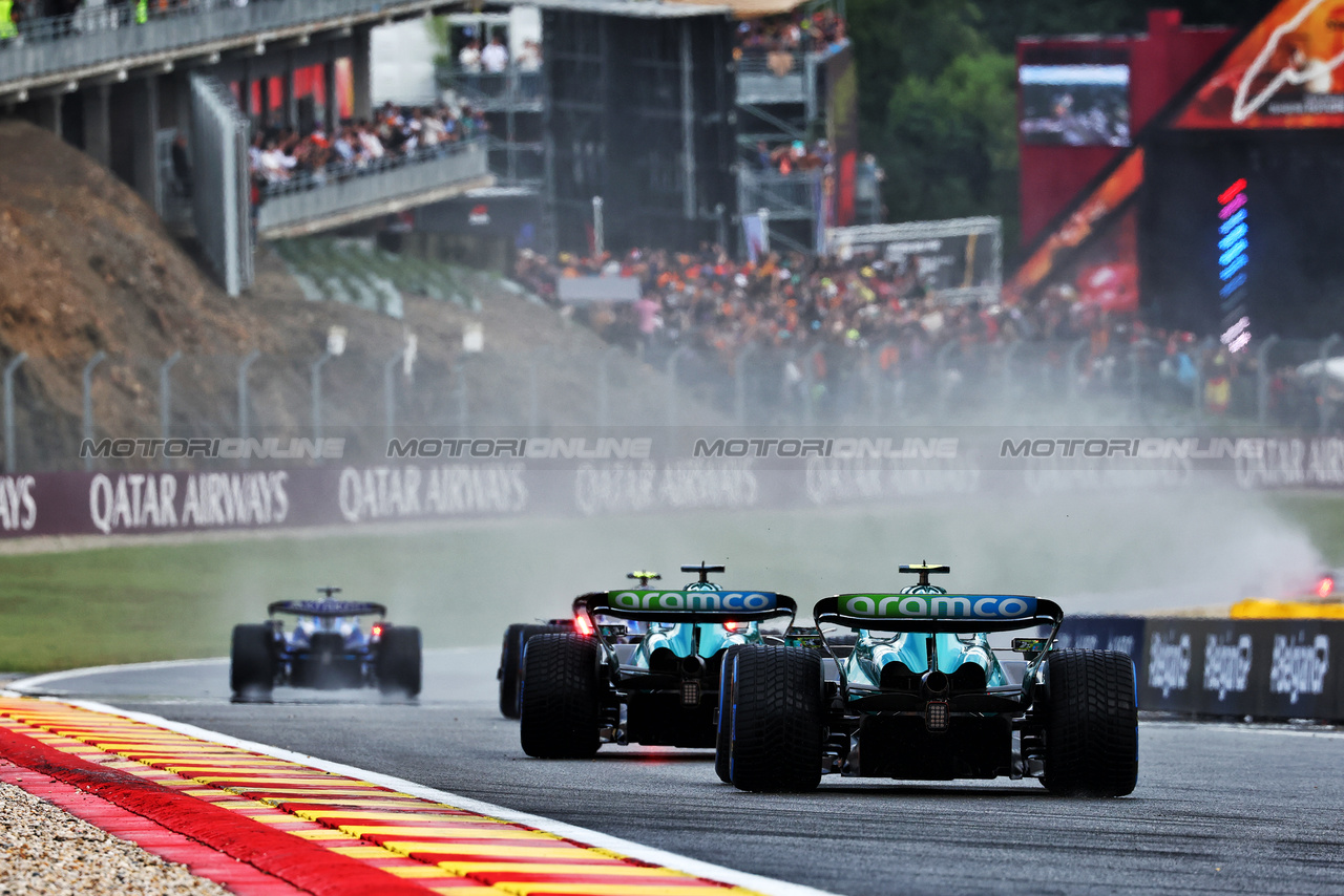 GP BELGIO, Fernando Alonso (ESP) Aston Martin F1 Team AMR23.

29.07.2023. Formula 1 World Championship, Rd 13, Belgian Grand Prix, Spa Francorchamps, Belgium, Sprint Day.

 - www.xpbimages.com, EMail: requests@xpbimages.com © Copyright: Coates / XPB Images