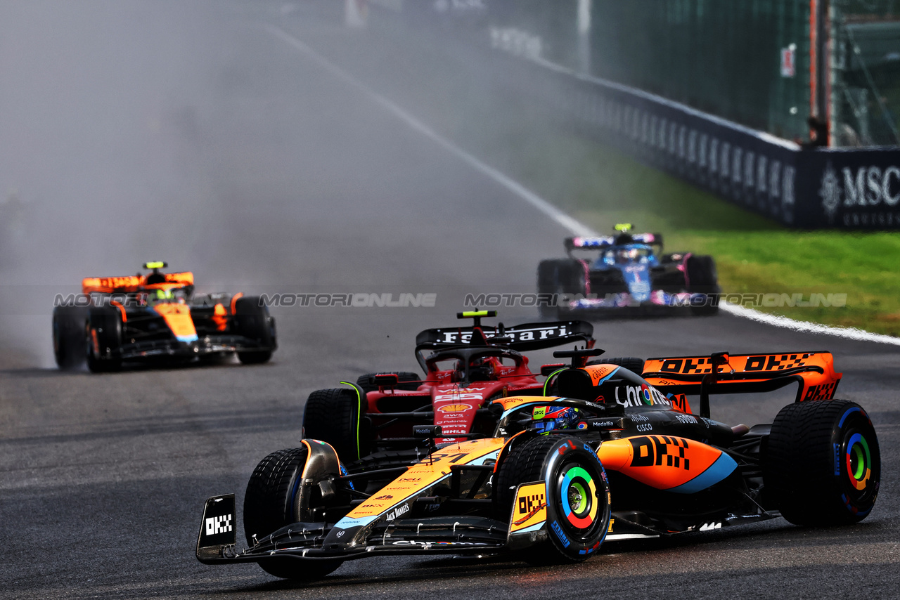 GP BELGIO, Oscar Piastri (AUS) McLaren MCL60.

29.07.2023. Formula 1 World Championship, Rd 13, Belgian Grand Prix, Spa Francorchamps, Belgium, Sprint Day.

 - www.xpbimages.com, EMail: requests@xpbimages.com © Copyright: Coates / XPB Images