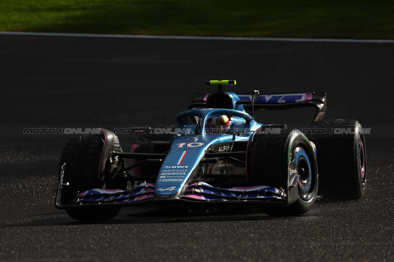 GP BELGIO, Pierre Gasly (FRA) Alpine F1 Team A523.

29.07.2023. Formula 1 World Championship, Rd 13, Belgian Grand Prix, Spa Francorchamps, Belgium, Sprint Day.

 - www.xpbimages.com, EMail: requests@xpbimages.com © Copyright: Coates / XPB Images