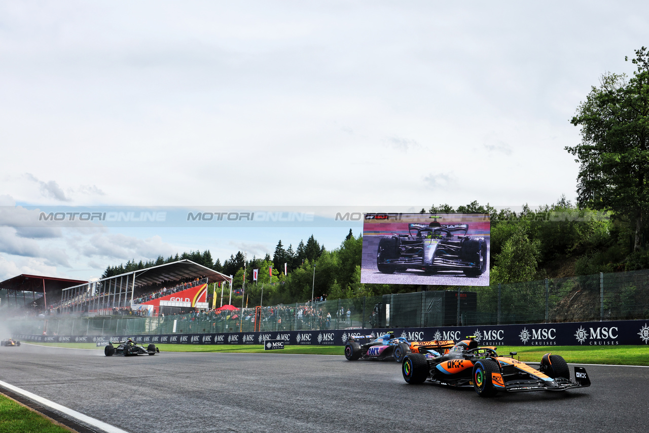 GP BELGIO, Lando Norris (GBR) McLaren MCL60.

29.07.2023. Formula 1 World Championship, Rd 13, Belgian Grand Prix, Spa Francorchamps, Belgium, Sprint Day.

- www.xpbimages.com, EMail: requests@xpbimages.com © Copyright: Bearne / XPB Images