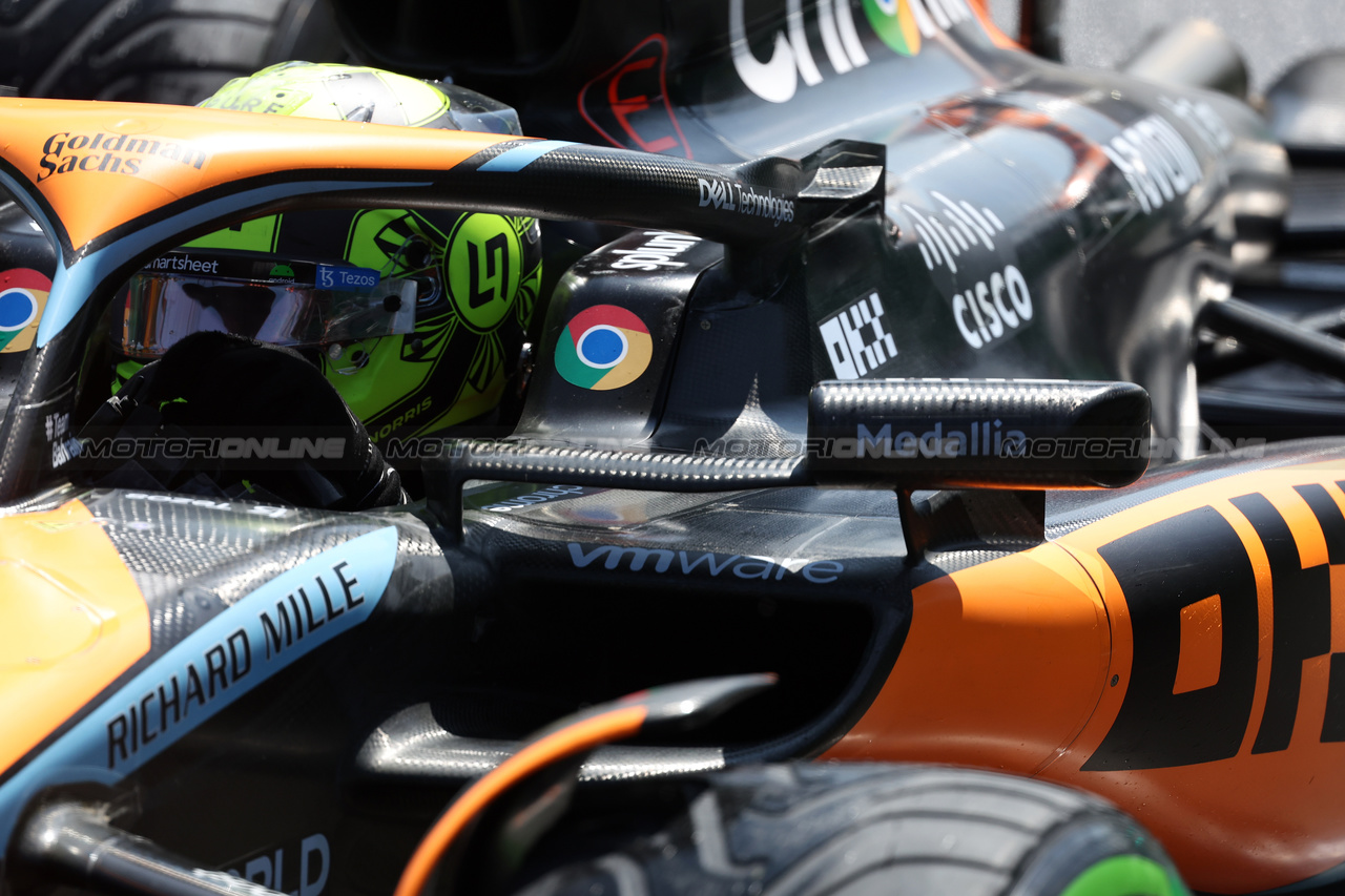 GP BELGIO, Lando Norris (GBR) McLaren MCL60.

29.07.2023. Formula 1 World Championship, Rd 13, Belgian Grand Prix, Spa Francorchamps, Belgium, Sprint Day.

- www.xpbimages.com, EMail: requests@xpbimages.com © Copyright: Bearne / XPB Images