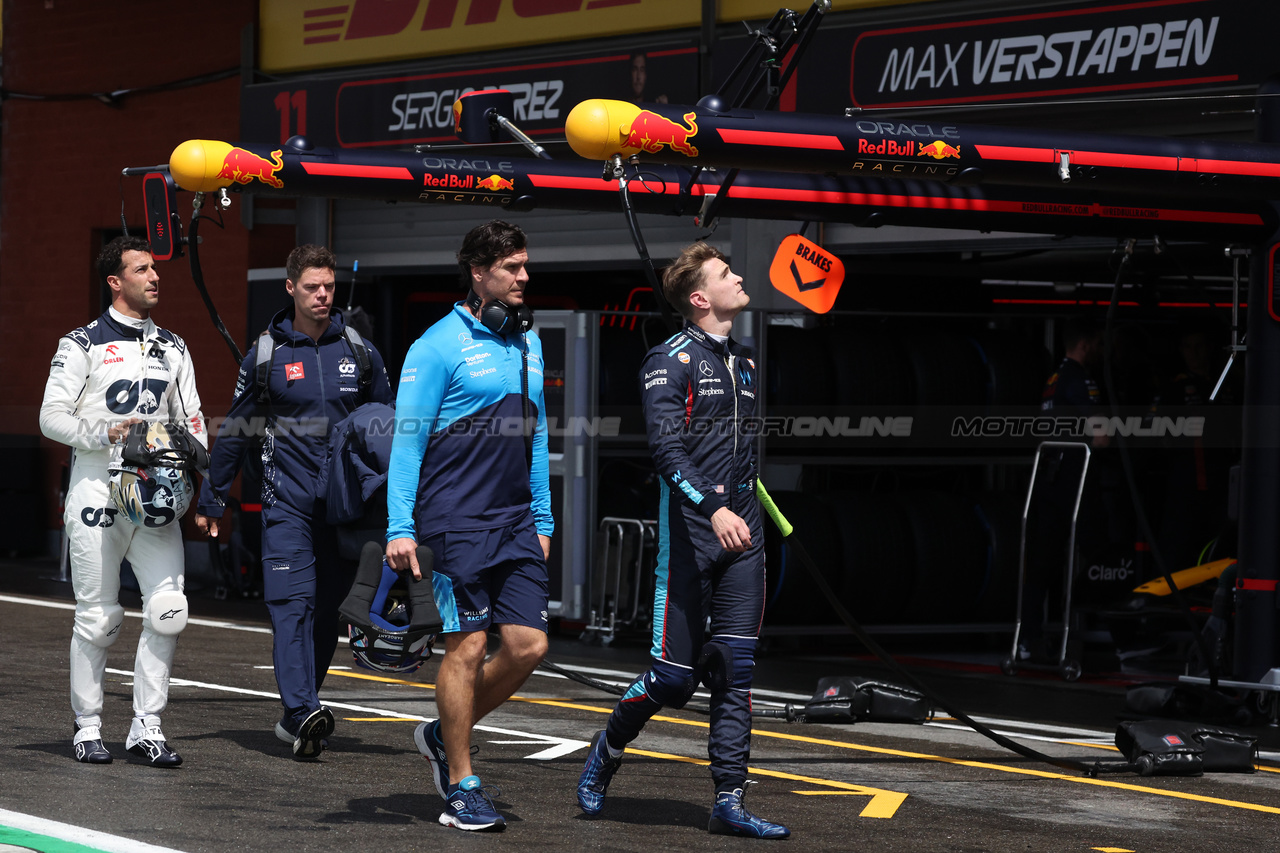 GP BELGIO, Logan Sargeant (USA) Williams Racing.

29.07.2023. Formula 1 World Championship, Rd 13, Belgian Grand Prix, Spa Francorchamps, Belgium, Sprint Day.

- www.xpbimages.com, EMail: requests@xpbimages.com © Copyright: Bearne / XPB Images