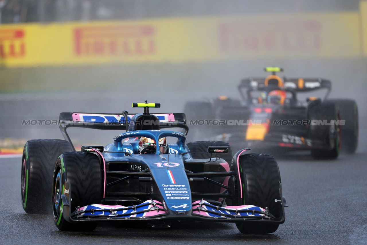 GP BELGIO, Pierre Gasly (FRA) Alpine F1 Team A523.

29.07.2023. Formula 1 World Championship, Rd 13, Belgian Grand Prix, Spa Francorchamps, Belgium, Sprint Day.

 - www.xpbimages.com, EMail: requests@xpbimages.com © Copyright: Rew / XPB Images