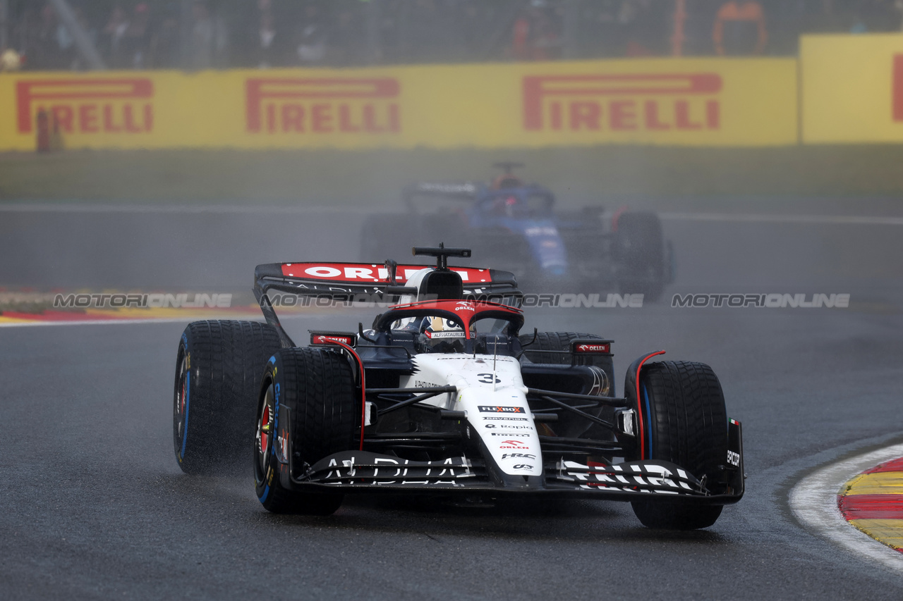 GP BELGIO, Daniel Ricciardo (AUS) AlphaTauri AT04.

29.07.2023. Formula 1 World Championship, Rd 13, Belgian Grand Prix, Spa Francorchamps, Belgium, Sprint Day.

 - www.xpbimages.com, EMail: requests@xpbimages.com © Copyright: Rew / XPB Images