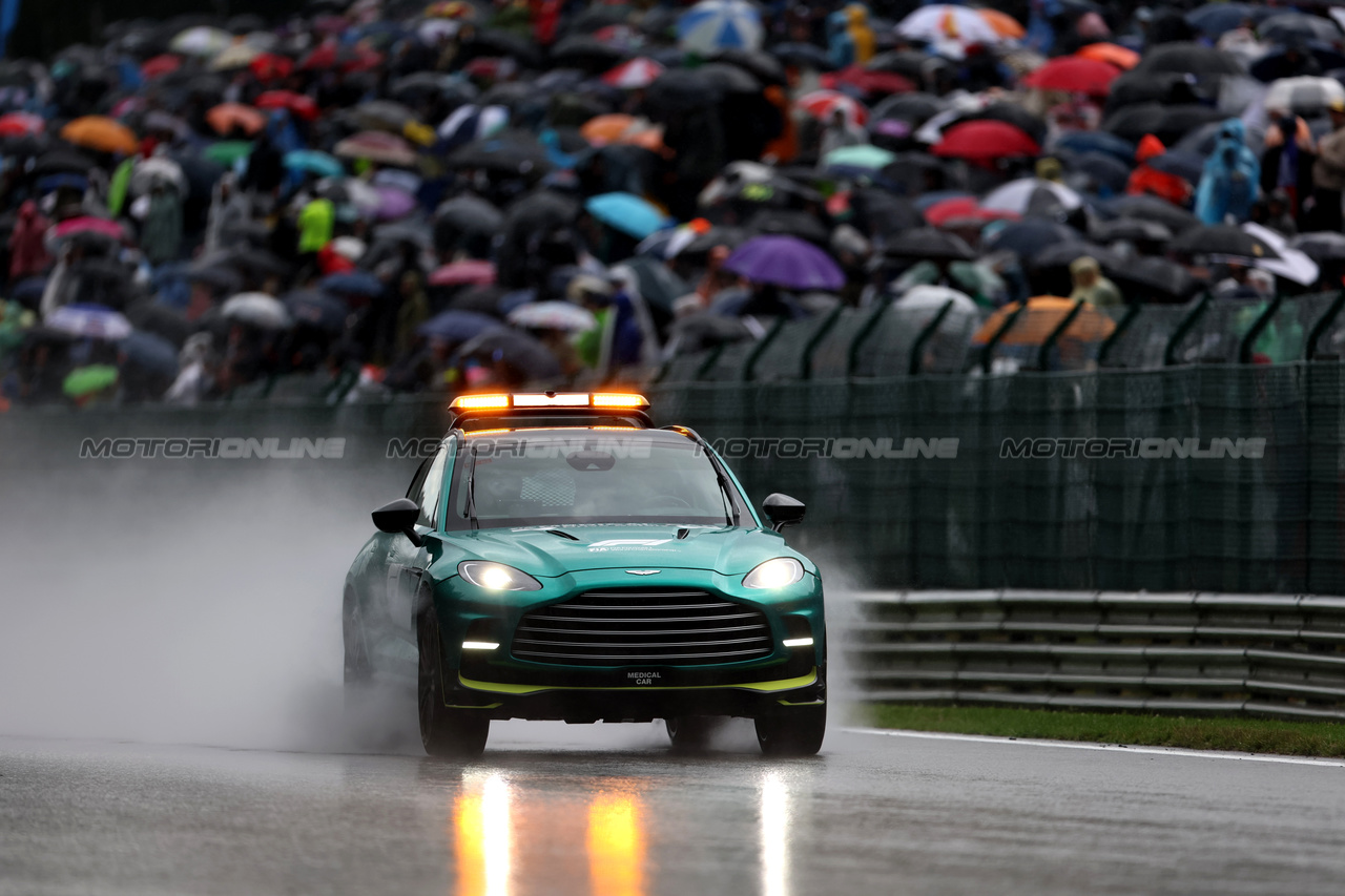 GP BELGIO, Aston Martin FIA Medical Car.

29.07.2023. Formula 1 World Championship, Rd 13, Belgian Grand Prix, Spa Francorchamps, Belgium, Sprint Day.

 - www.xpbimages.com, EMail: requests@xpbimages.com © Copyright: Rew / XPB Images