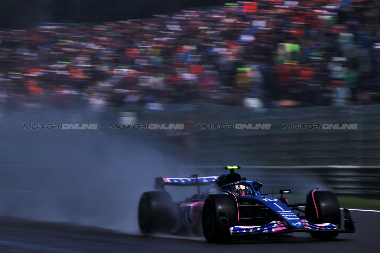 GP BELGIO, Pierre Gasly (FRA) Alpine F1 Team A523.

29.07.2023. Formula 1 World Championship, Rd 13, Belgian Grand Prix, Spa Francorchamps, Belgium, Sprint Day.

 - www.xpbimages.com, EMail: requests@xpbimages.com © Copyright: Coates / XPB Images