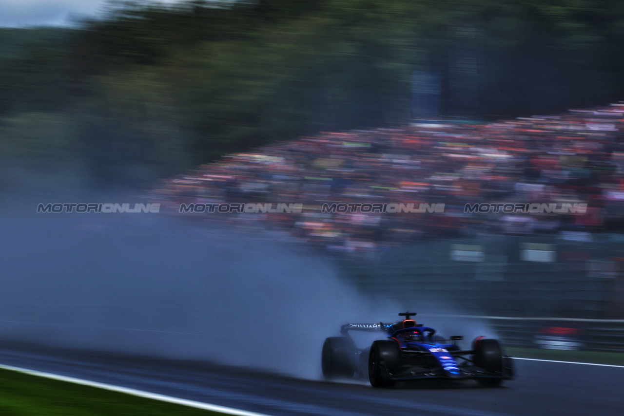 GP BELGIO, Alexander Albon (THA) Williams Racing FW45.

29.07.2023. Formula 1 World Championship, Rd 13, Belgian Grand Prix, Spa Francorchamps, Belgium, Sprint Day.

 - www.xpbimages.com, EMail: requests@xpbimages.com © Copyright: Coates / XPB Images