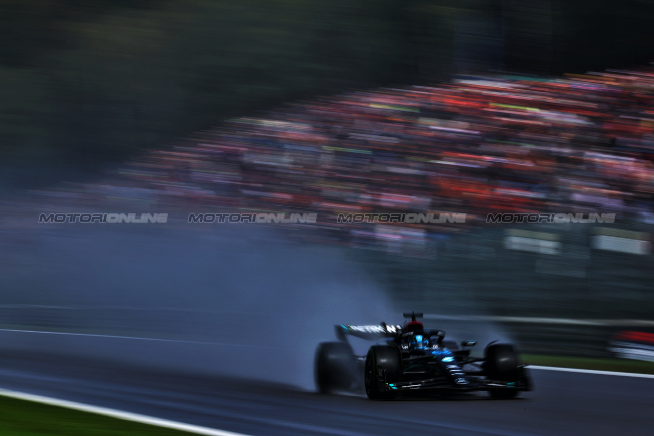 GP BELGIO, George Russell (GBR) Mercedes AMG F1 W14.

29.07.2023. Formula 1 World Championship, Rd 13, Belgian Grand Prix, Spa Francorchamps, Belgium, Sprint Day.

 - www.xpbimages.com, EMail: requests@xpbimages.com © Copyright: Coates / XPB Images