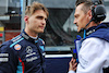 GP BELGIO, Logan Sargeant (USA) Williams Racing with Gaetan Jego, Williams Racing Gara Engineer on the grid.
29.07.2023. Formula 1 World Championship, Rd 13, Belgian Grand Prix, Spa Francorchamps, Belgium, Sprint Day.
- www.xpbimages.com, EMail: requests@xpbimages.com © Copyright: Bearne / XPB Images