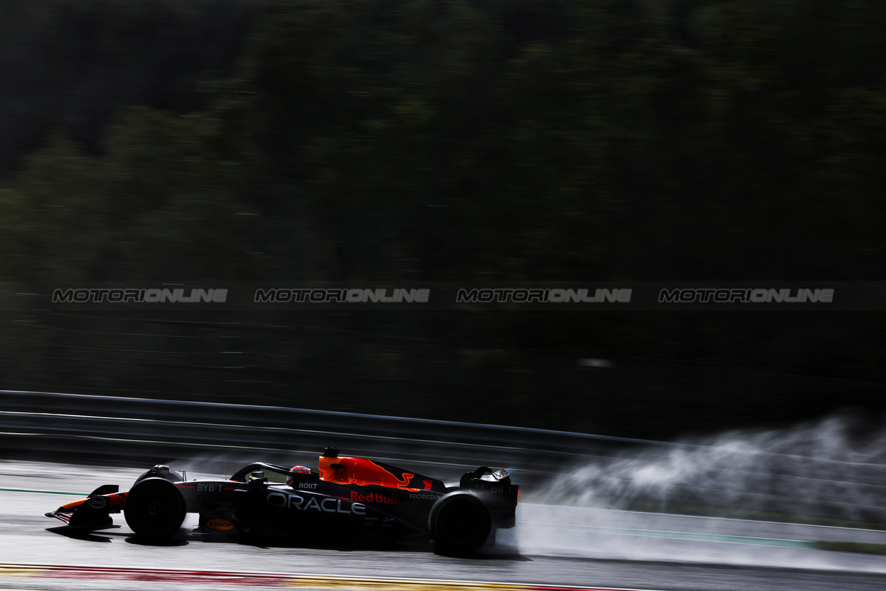 GP BELGIO, Max Verstappen (NLD) Red Bull Racing RB19.

28.07.2023. Formula 1 World Championship, Rd 13, Belgian Grand Prix, Spa Francorchamps, Belgium, Qualifiche Day.

 - www.xpbimages.com, EMail: requests@xpbimages.com © Copyright: Coates / XPB Images