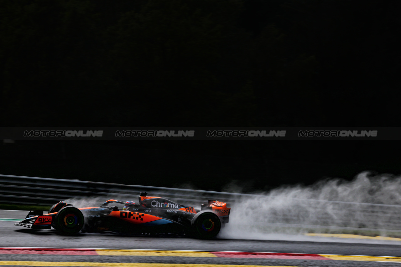 GP BELGIO, Oscar Piastri (AUS) McLaren MCL60.

28.07.2023. Formula 1 World Championship, Rd 13, Belgian Grand Prix, Spa Francorchamps, Belgium, Qualifiche Day.

 - www.xpbimages.com, EMail: requests@xpbimages.com © Copyright: Coates / XPB Images