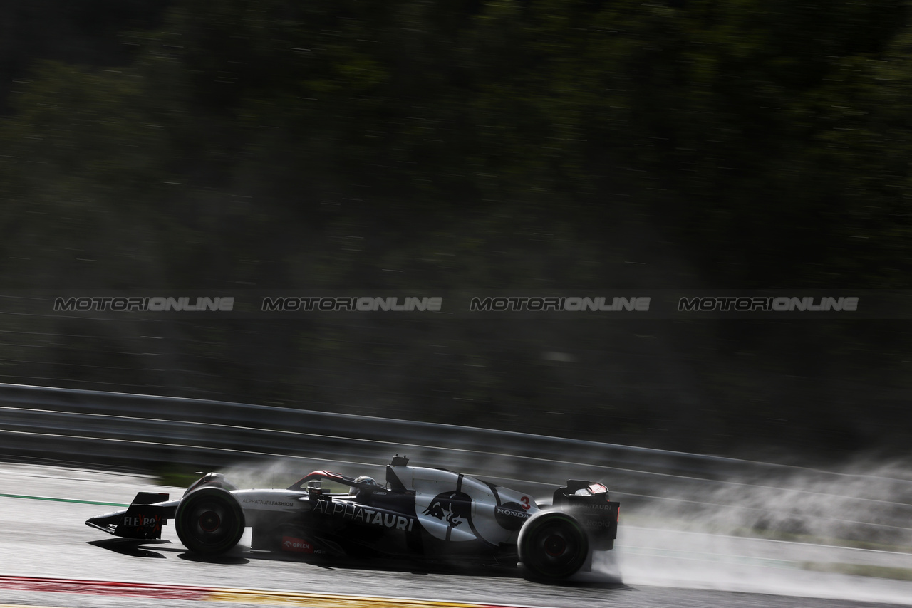 GP BELGIO, Daniel Ricciardo (AUS) AlphaTauri AT04.

28.07.2023. Formula 1 World Championship, Rd 13, Belgian Grand Prix, Spa Francorchamps, Belgium, Qualifiche Day.

 - www.xpbimages.com, EMail: requests@xpbimages.com © Copyright: Coates / XPB Images