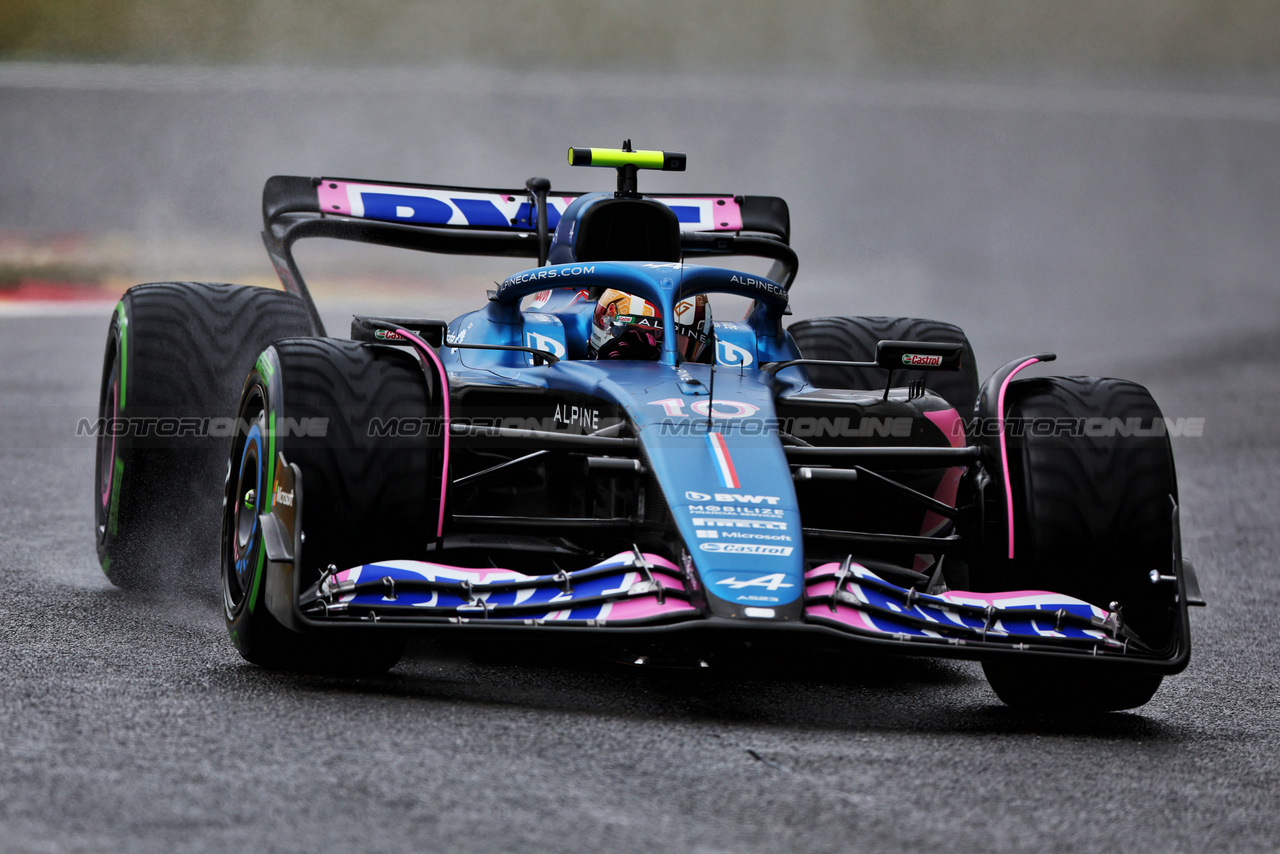 GP BELGIO, Pierre Gasly (FRA) Alpine F1 Team A523.

28.07.2023. Formula 1 World Championship, Rd 13, Belgian Grand Prix, Spa Francorchamps, Belgium, Qualifiche Day.

 - www.xpbimages.com, EMail: requests@xpbimages.com © Copyright: Rew / XPB Images