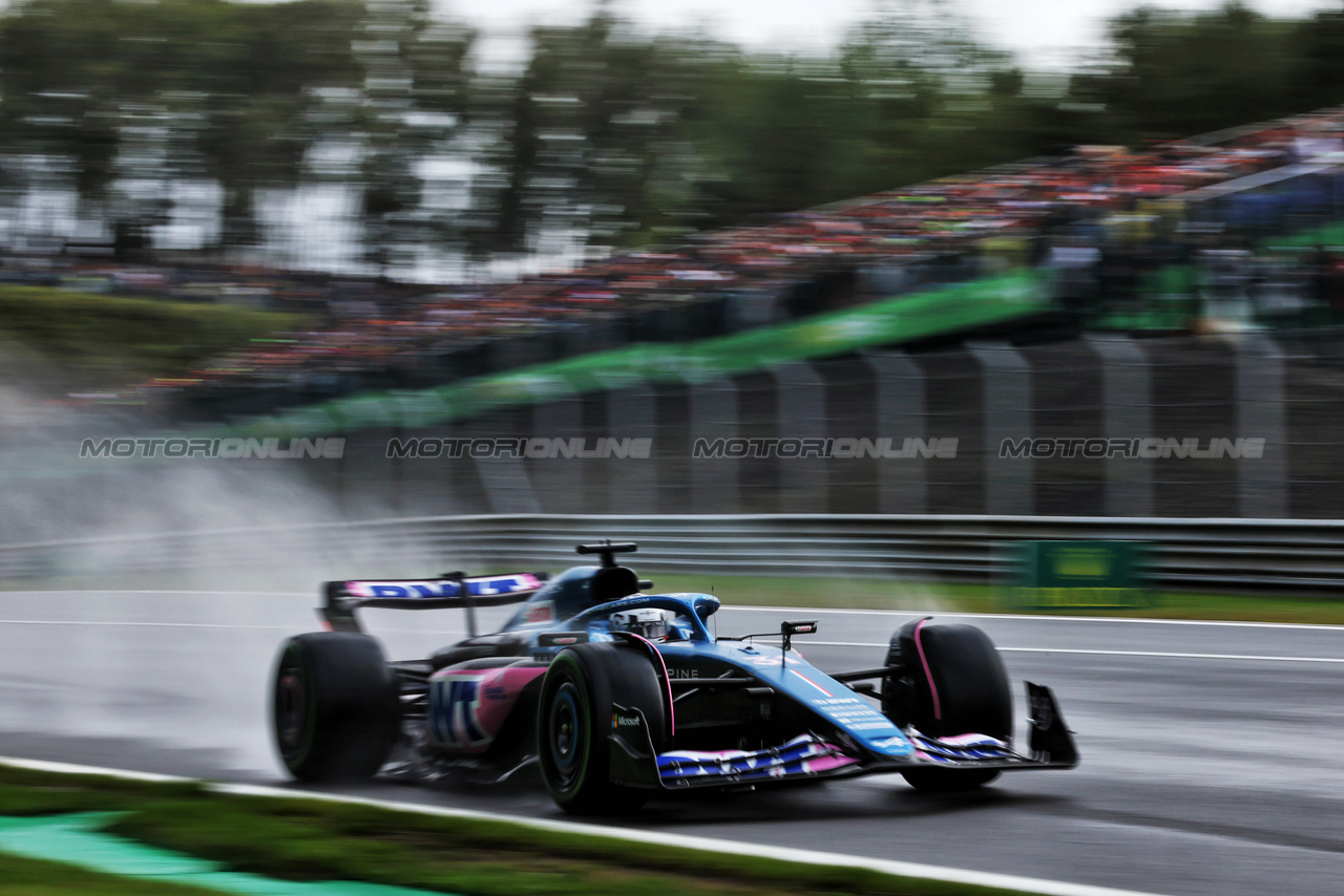 GP BELGIO, Pierre Gasly (FRA) Alpine F1 Team A523.

28.07.2023. Formula 1 World Championship, Rd 13, Belgian Grand Prix, Spa Francorchamps, Belgium, Qualifiche Day.

- www.xpbimages.com, EMail: requests@xpbimages.com © Copyright: Moy / XPB Images