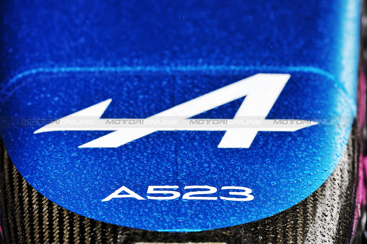 GP BELGIO, Alpine F1 Team A523 nosecone.

28.07.2023. Formula 1 World Championship, Rd 13, Belgian Grand Prix, Spa Francorchamps, Belgium, Qualifiche Day.

- www.xpbimages.com, EMail: requests@xpbimages.com © Copyright: Moy / XPB Images