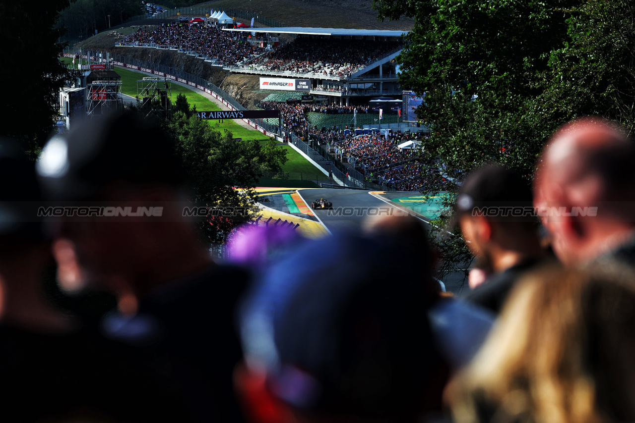 GP BELGIO, Sergio Perez (MEX) Red Bull Racing RB19.

28.07.2023. Formula 1 World Championship, Rd 13, Belgian Grand Prix, Spa Francorchamps, Belgium, Qualifiche Day.

 - www.xpbimages.com, EMail: requests@xpbimages.com © Copyright: Coates / XPB Images