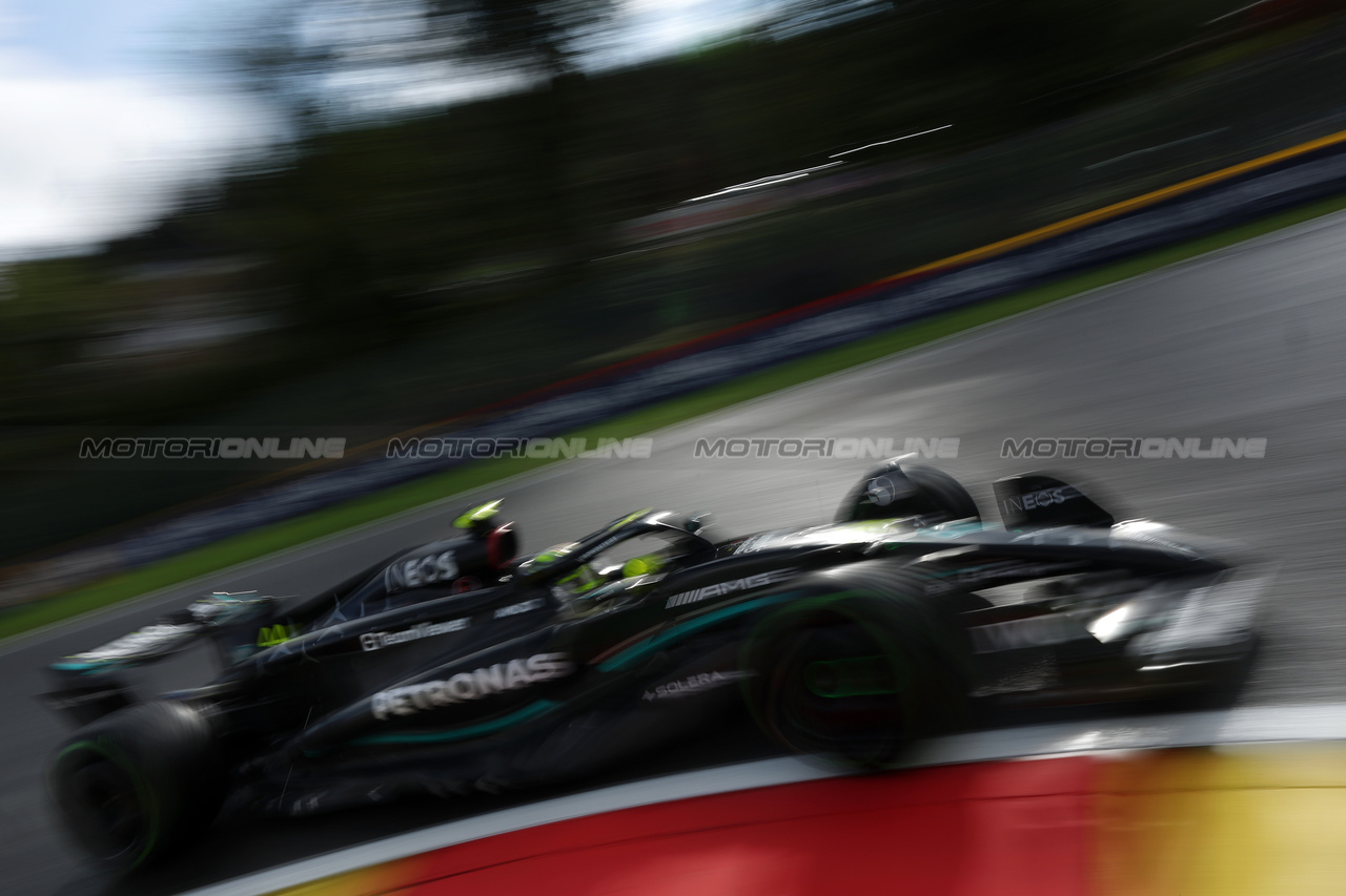 GP BELGIO, Lewis Hamilton (GBR) Mercedes AMG F1 W14.

28.07.2023. Formula 1 World Championship, Rd 13, Belgian Grand Prix, Spa Francorchamps, Belgium, Qualifiche Day.

- www.xpbimages.com, EMail: requests@xpbimages.com © Copyright: Bearne / XPB Images