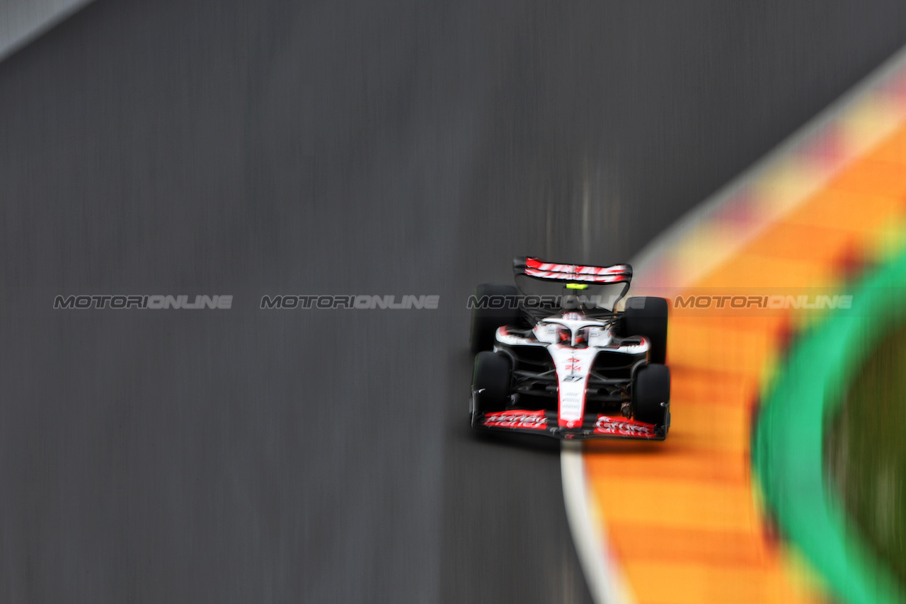 GP BELGIO, Nico Hulkenberg (GER) Haas VF-23.
28.07.2023. Formula 1 World Championship, Rd 13, Belgian Grand Prix, Spa Francorchamps, Belgium, Qualifiche Day.
 - www.xpbimages.com, EMail: requests@xpbimages.com © Copyright: Rew / XPB Images