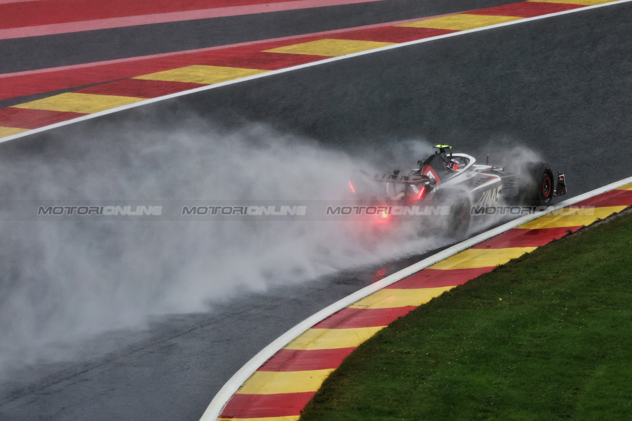 GP BELGIO, Nico Hulkenberg (GER) Haas VF-23.

28.07.2023. Formula 1 World Championship, Rd 13, Belgian Grand Prix, Spa Francorchamps, Belgium, Qualifiche Day.

- www.xpbimages.com, EMail: requests@xpbimages.com © Copyright: Moy / XPB Images