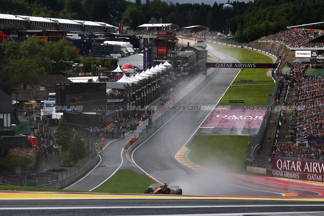 GP BELGIO, Charles Leclerc (MON) Ferrari SF-23.
28.07.2023. Formula 1 World Championship, Rd 13, Belgian Grand Prix, Spa Francorchamps, Belgium, Qualifiche Day.
 - www.xpbimages.com, EMail: requests@xpbimages.com © Copyright: Coates / XPB Images