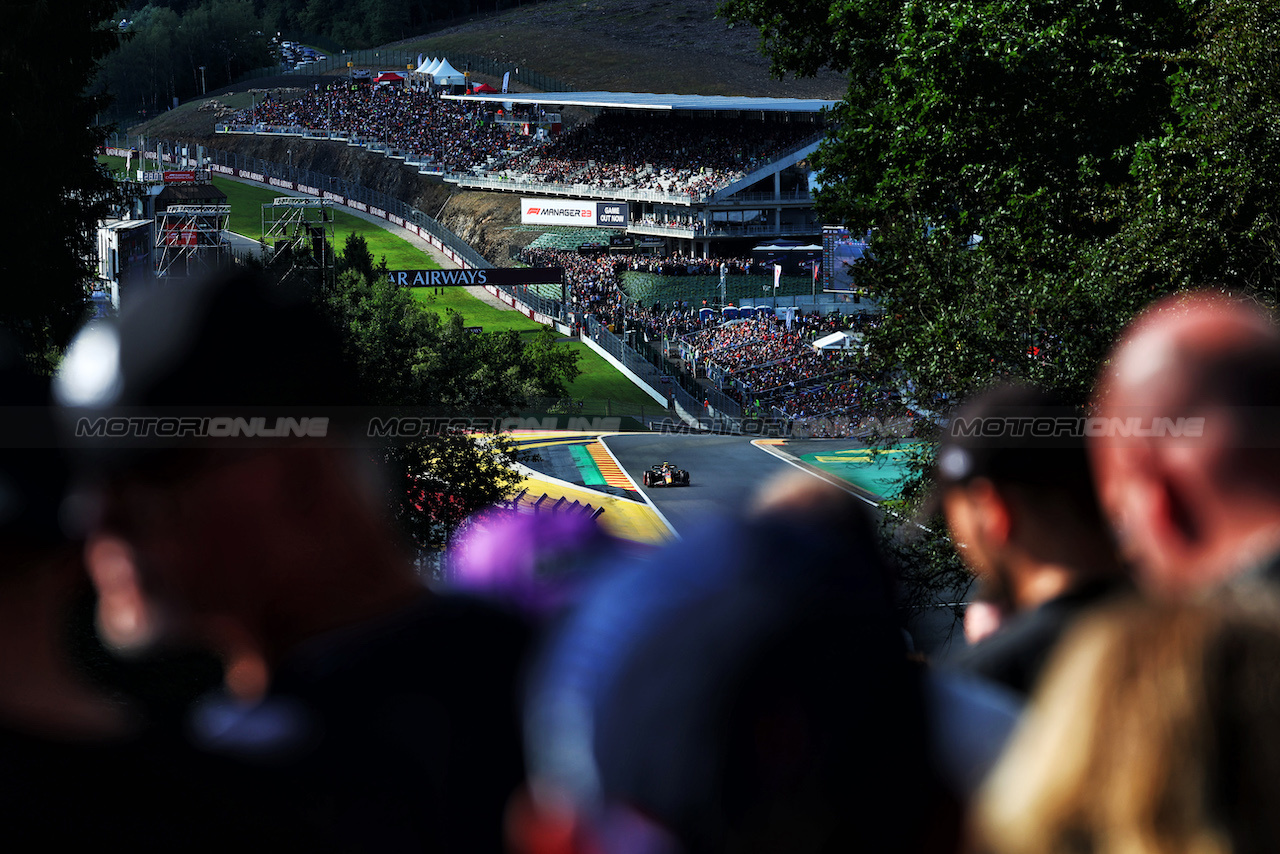 GP BELGIO, Sergio Perez (MEX) Red Bull Racing RB19.
28.07.2023. Formula 1 World Championship, Rd 13, Belgian Grand Prix, Spa Francorchamps, Belgium, Qualifiche Day.
 - www.xpbimages.com, EMail: requests@xpbimages.com © Copyright: Coates / XPB Images