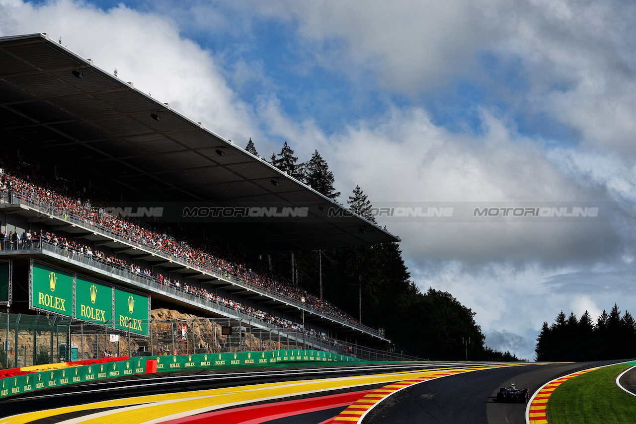 GP BELGIO, Lewis Hamilton (GBR) Mercedes AMG F1 W14.
28.07.2023. Formula 1 World Championship, Rd 13, Belgian Grand Prix, Spa Francorchamps, Belgium, Qualifiche Day.
 - www.xpbimages.com, EMail: requests@xpbimages.com © Copyright: Coates / XPB Images