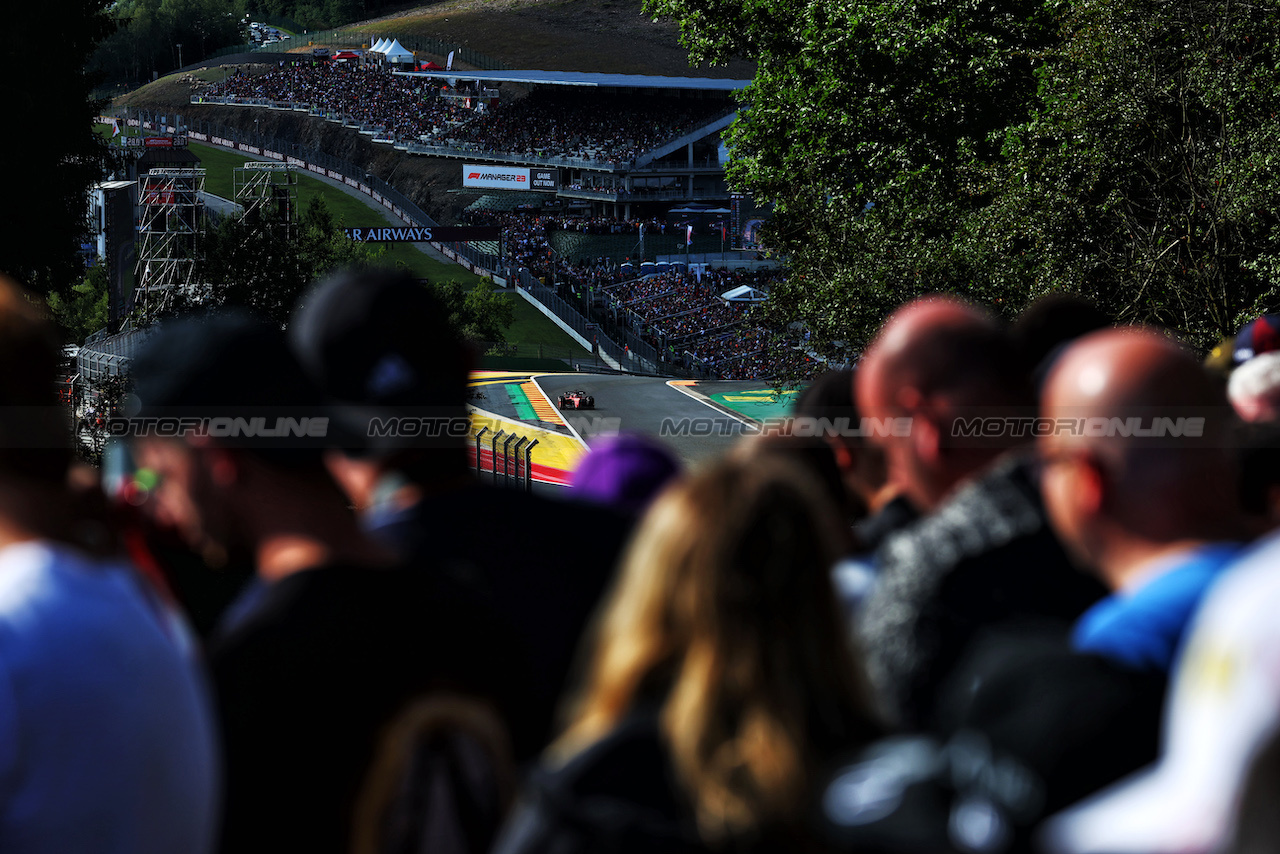 GP BELGIO, Charles Leclerc (MON) Ferrari SF-23.
28.07.2023. Formula 1 World Championship, Rd 13, Belgian Grand Prix, Spa Francorchamps, Belgium, Qualifiche Day.
 - www.xpbimages.com, EMail: requests@xpbimages.com © Copyright: Coates / XPB Images