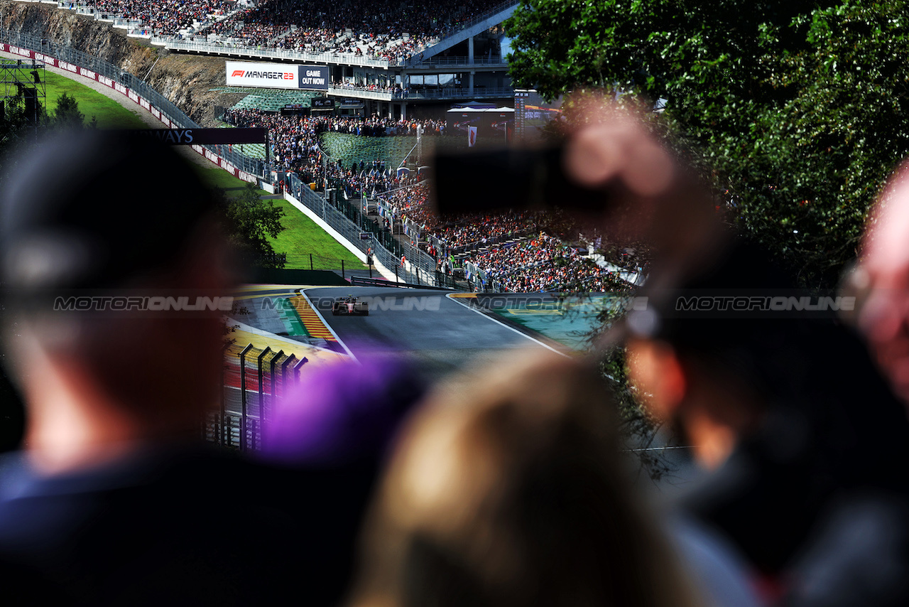 GP BELGIO, Carlos Sainz Jr (ESP) Ferrari SF-23.
28.07.2023. Formula 1 World Championship, Rd 13, Belgian Grand Prix, Spa Francorchamps, Belgium, Qualifiche Day.
 - www.xpbimages.com, EMail: requests@xpbimages.com © Copyright: Coates / XPB Images