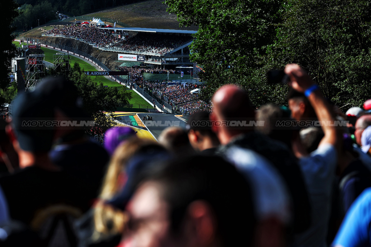 GP BELGIO, Lewis Hamilton (GBR) Mercedes AMG F1 W14.
28.07.2023. Formula 1 World Championship, Rd 13, Belgian Grand Prix, Spa Francorchamps, Belgium, Qualifiche Day.
 - www.xpbimages.com, EMail: requests@xpbimages.com © Copyright: Coates / XPB Images