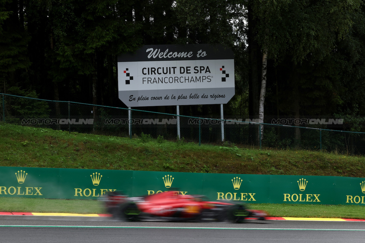 GP BELGIO, Charles Leclerc (MON) Ferrari SF-23.
28.07.2023. Formula 1 World Championship, Rd 13, Belgian Grand Prix, Spa Francorchamps, Belgium, Qualifiche Day.
- www.xpbimages.com, EMail: requests@xpbimages.com © Copyright: Moy / XPB Images