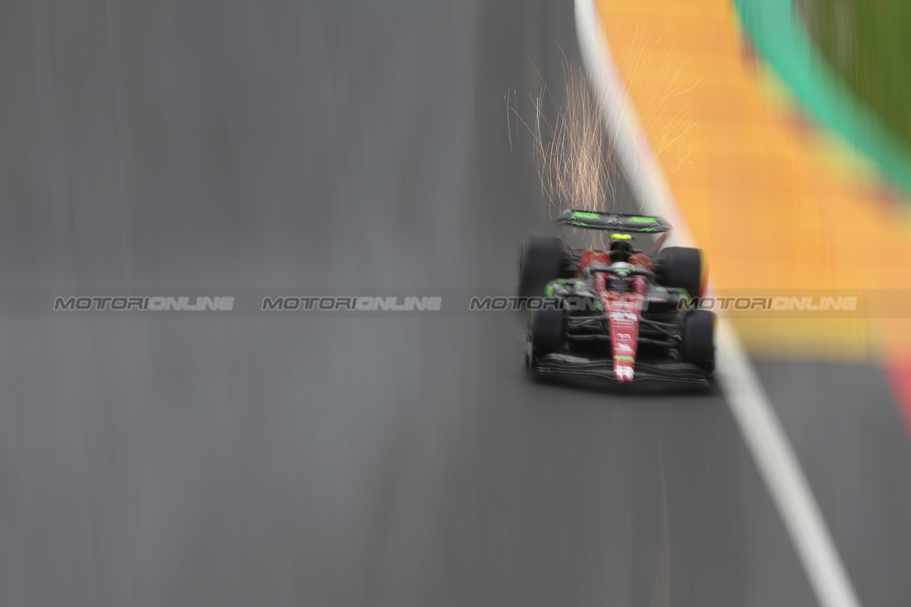GP BELGIO, Zhou Guanyu (CHN) Alfa Romeo F1 Team C43.
28.07.2023. Formula 1 World Championship, Rd 13, Belgian Grand Prix, Spa Francorchamps, Belgium, Qualifiche Day.
 - www.xpbimages.com, EMail: requests@xpbimages.com © Copyright: Rew / XPB Images