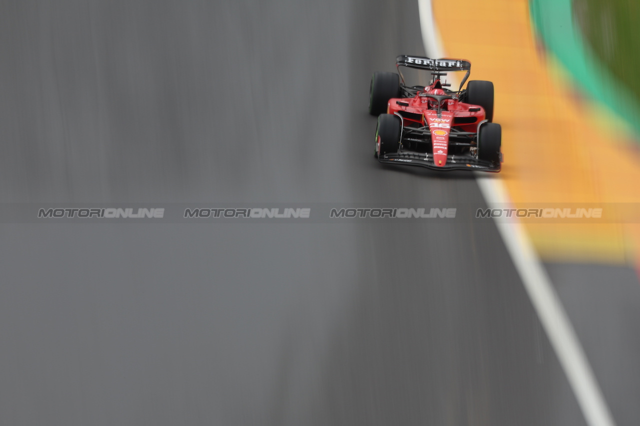 GP BELGIO, Charles Leclerc (MON) Ferrari SF-23.
28.07.2023. Formula 1 World Championship, Rd 13, Belgian Grand Prix, Spa Francorchamps, Belgium, Qualifiche Day.
 - www.xpbimages.com, EMail: requests@xpbimages.com © Copyright: Rew / XPB Images