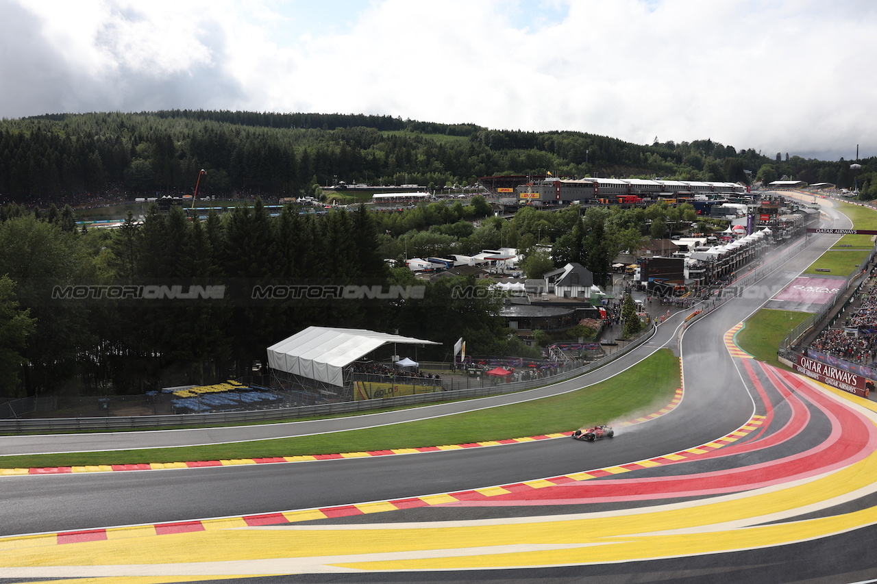 GP BELGIO, Charles Leclerc (MON) Ferrari SF-23.
28.07.2023. Formula 1 World Championship, Rd 13, Belgian Grand Prix, Spa Francorchamps, Belgium, Qualifiche Day.
 - www.xpbimages.com, EMail: requests@xpbimages.com © Copyright: Rew / XPB Images