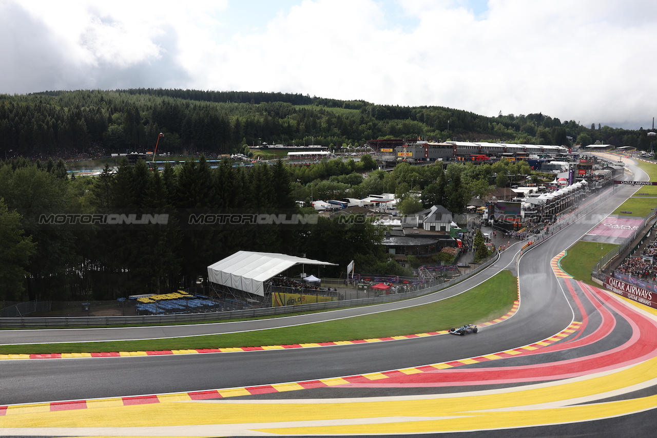 GP BELGIO, Esteban Ocon (FRA) Alpine F1 Team A523.
28.07.2023. Formula 1 World Championship, Rd 13, Belgian Grand Prix, Spa Francorchamps, Belgium, Qualifiche Day.
 - www.xpbimages.com, EMail: requests@xpbimages.com © Copyright: Rew / XPB Images