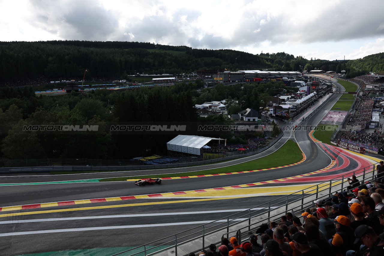 GP BELGIO, Charles Leclerc (MON) Ferrari SF-23.
28.07.2023. Formula 1 World Championship, Rd 13, Belgian Grand Prix, Spa Francorchamps, Belgium, Qualifiche Day.
 - www.xpbimages.com, EMail: requests@xpbimages.com © Copyright: Rew / XPB Images