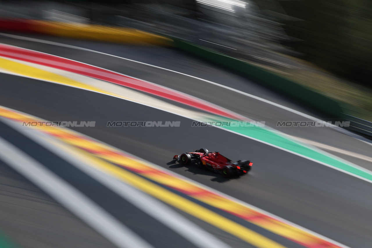 GP BELGIO, Charles Leclerc (MON) Ferrari SF-23.
28.07.2023. Formula 1 World Championship, Rd 13, Belgian Grand Prix, Spa Francorchamps, Belgium, Qualifiche Day.
 - www.xpbimages.com, EMail: requests@xpbimages.com © Copyright: Rew / XPB Images