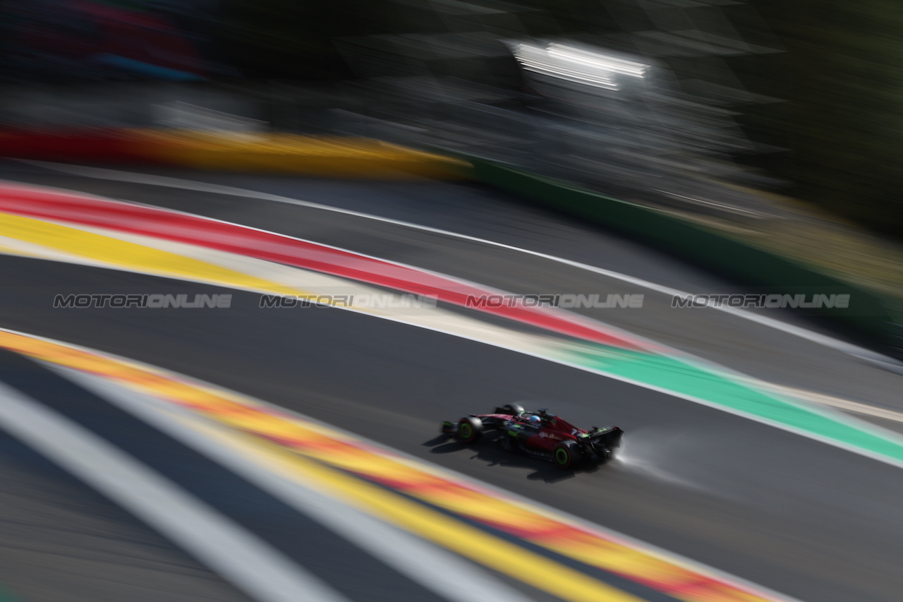 GP BELGIO, Valtteri Bottas (FIN) Alfa Romeo F1 Team C43.
28.07.2023. Formula 1 World Championship, Rd 13, Belgian Grand Prix, Spa Francorchamps, Belgium, Qualifiche Day.
 - www.xpbimages.com, EMail: requests@xpbimages.com © Copyright: Rew / XPB Images